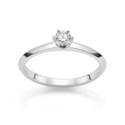 David-Andersen Diamantringer-Ring, Solitaer 0,20 Ct