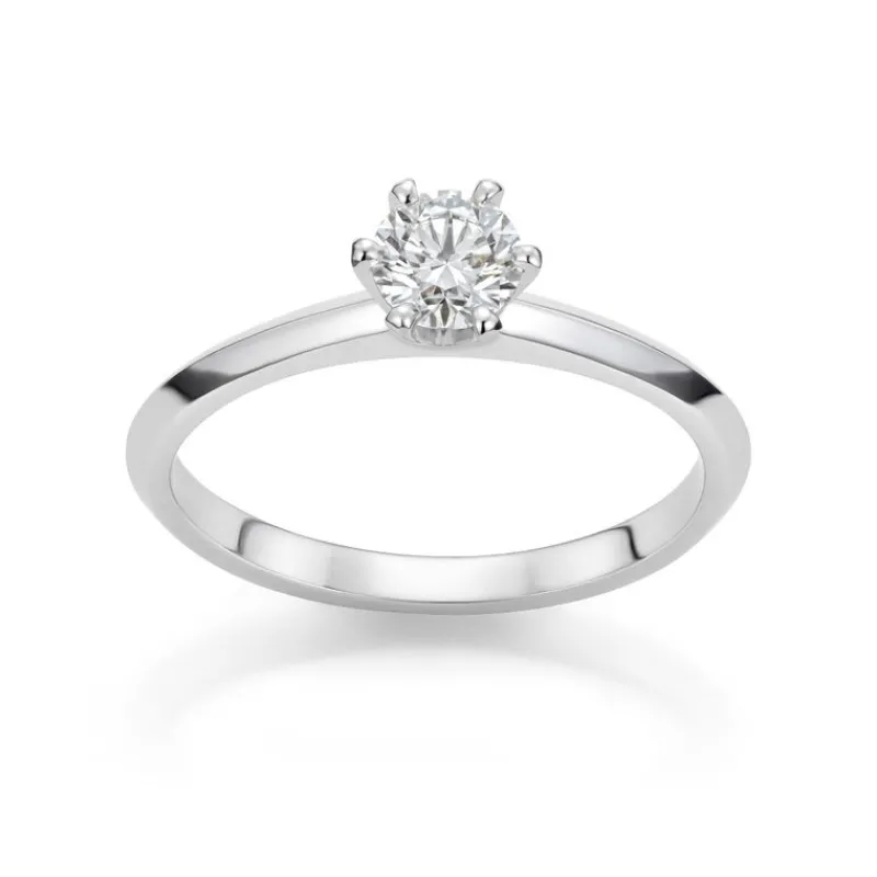 David-Andersen Diamantringer-Ring, Solitaer 0,40 Ct