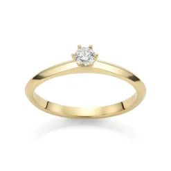 David-Andersen Diamantringer-Ring, Solitaer 0,15Ct