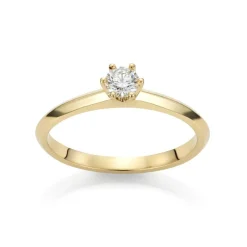 David-Andersen Diamantringer-Ring, Solitaer 0,20Ct