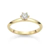 David-Andersen Diamantringer-Ring, Solitaer 0,25Ct
