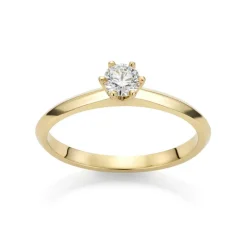 David-Andersen Diamantringer-Ring, Solitaer 0,25Ct