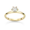 David-Andersen Diamantringer-Ring, Solitaer 0,50Ct
