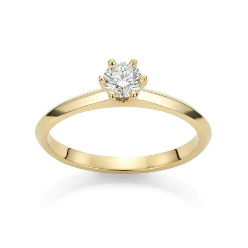 David-Andersen Diamantringer-Ring, Solitaer 0,30Ct