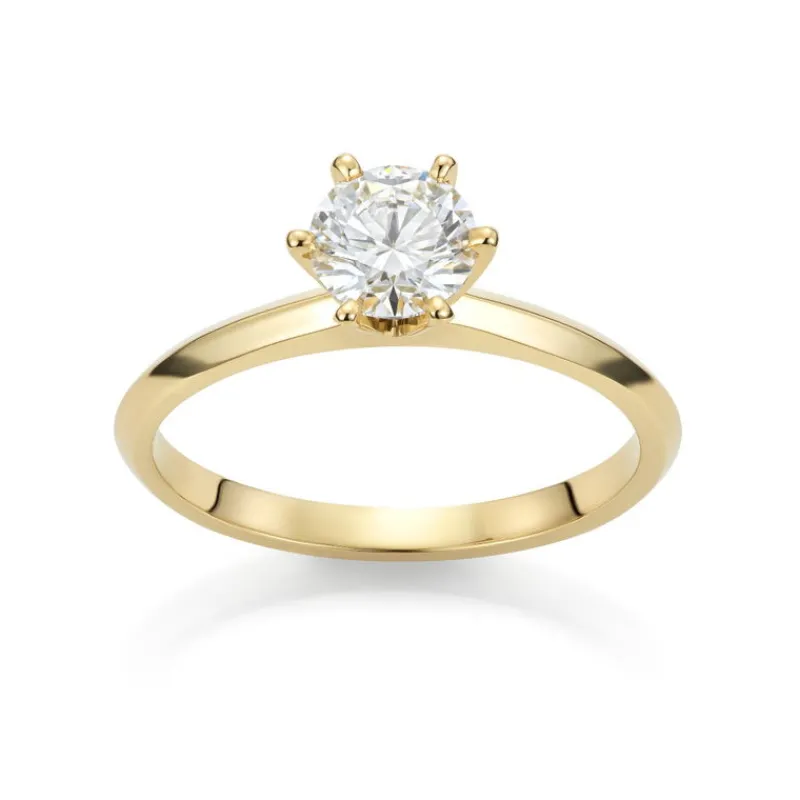 David-Andersen Diamantringer-Ring, Solitaer 0,70Ct