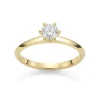 David-Andersen Diamantringer-Ring, Solitaer 0,40Ct