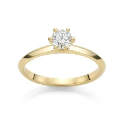 David-Andersen Diamantringer-Ring, Solitaer 0,40Ct