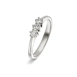 David-Andersen Diamantringer-Ring, 3-Stens (0,30 Ct)