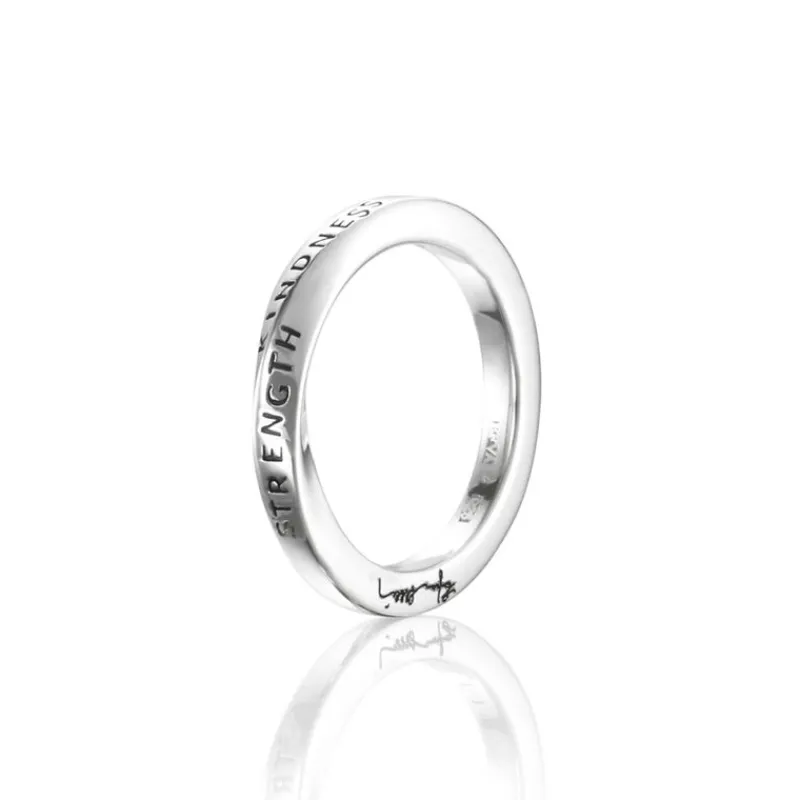 Efva Attling Sølvringer-Ring, Strength & Kindness