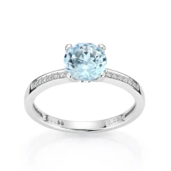David-Andersen Gullringer-Ring, Topas Og Diamanter