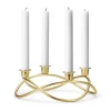 Georg Jensen Home Lysestaker-Season Adventsstake Forgylt