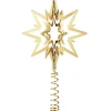 Georg Jensen Home Julepynt-Toppstjerne, Forgylt Stor