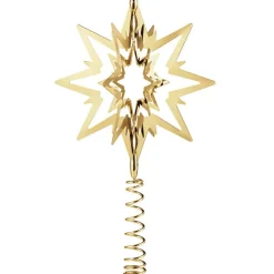 Georg Jensen Home Julepynt-Toppstjerne, Forgylt Stor