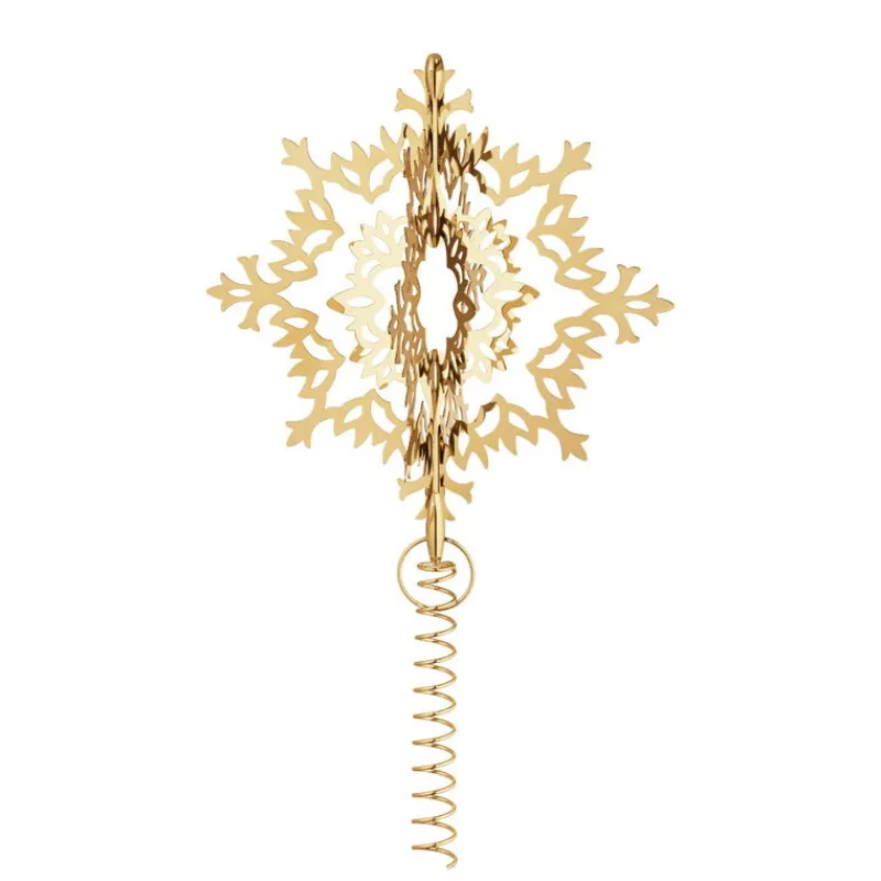 Georg Jensen Home Julepynt-Toppstjerne, Isrose Forgylt